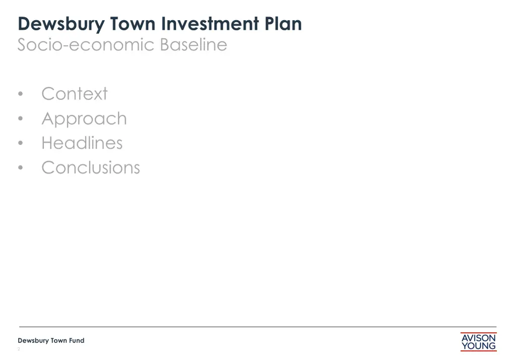 dewsbury town investment plan socio economic