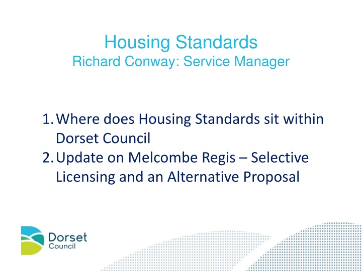 housing standards richard conway service manager