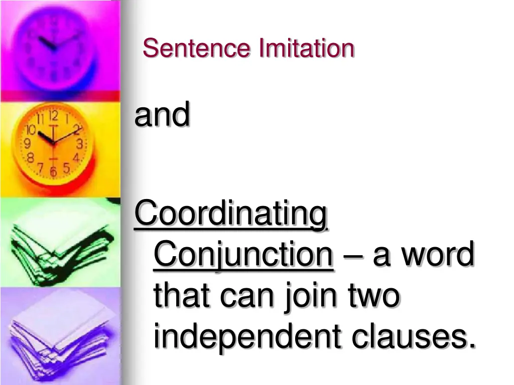 sentence imitation