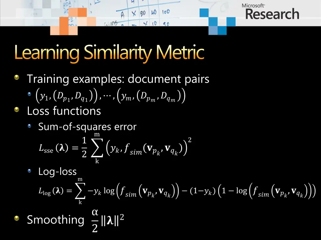 learning similarity metric