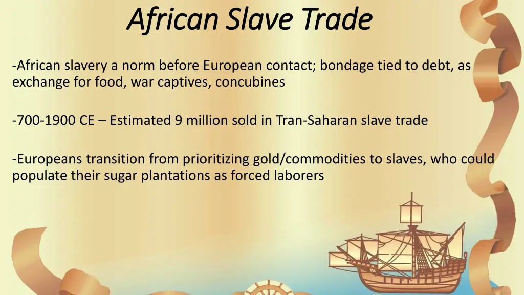 african slave trade african slave trade