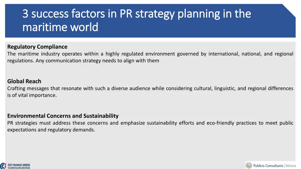 3 success factors in pr strategy planning