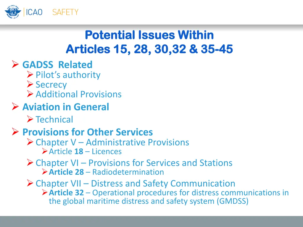 potential issues within potential issues within