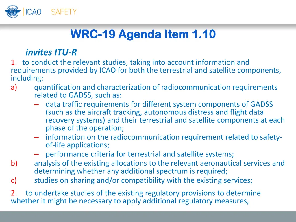 wrc wrc 19 agenda item 1 10 19 agenda item 1 10