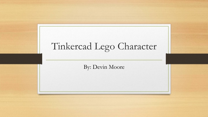 tinkercad lego character