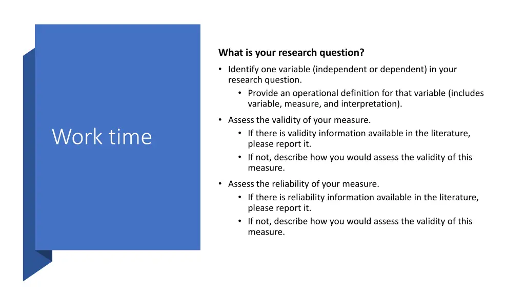 what is your research question identify