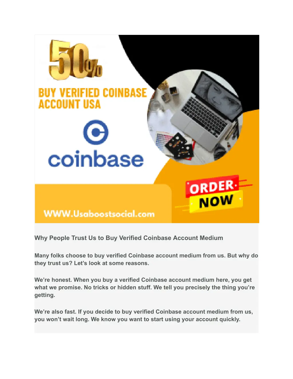 why people trust us to buy verified coinbase