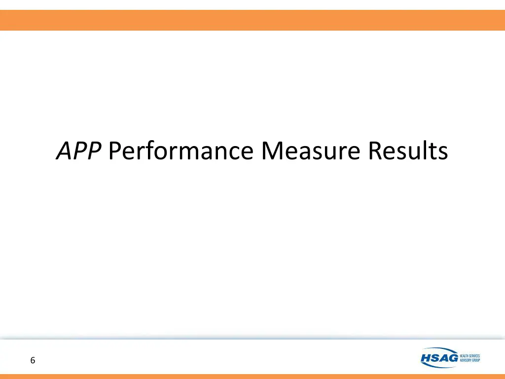 app performance measure results