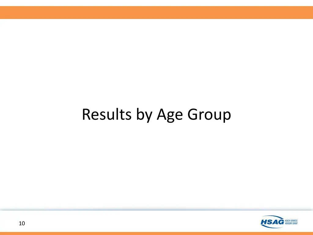 results by age group