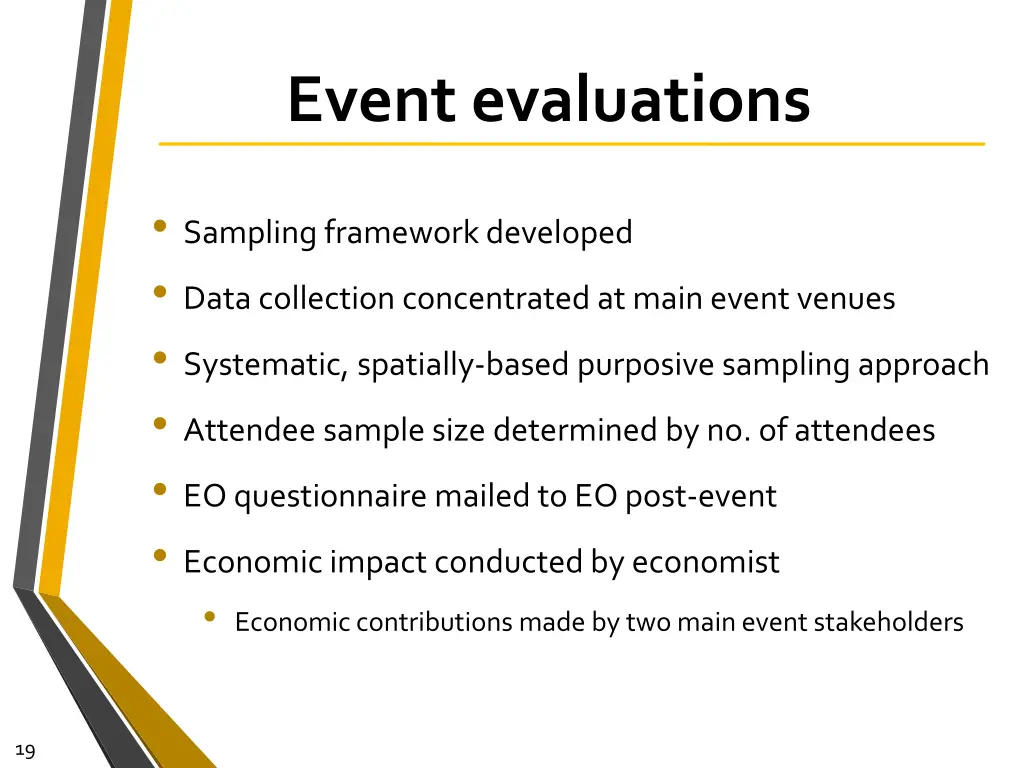 event evaluations