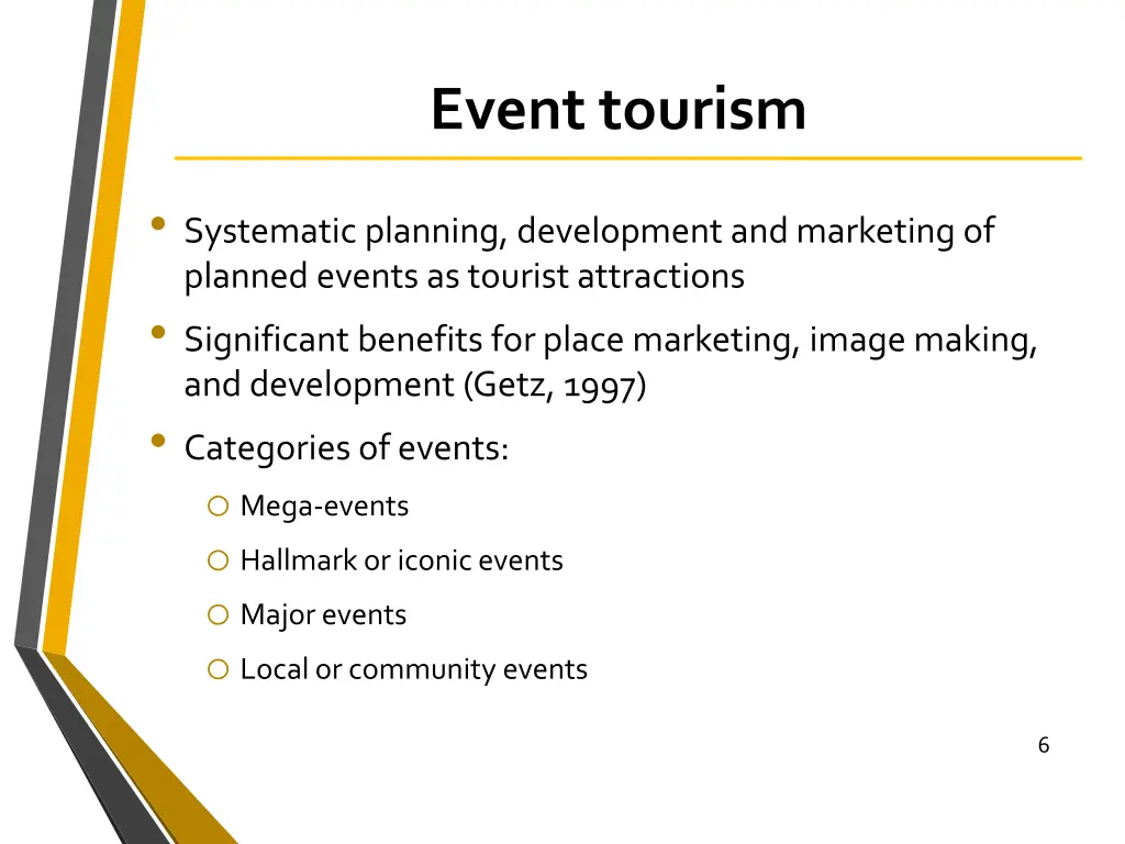 event tourism