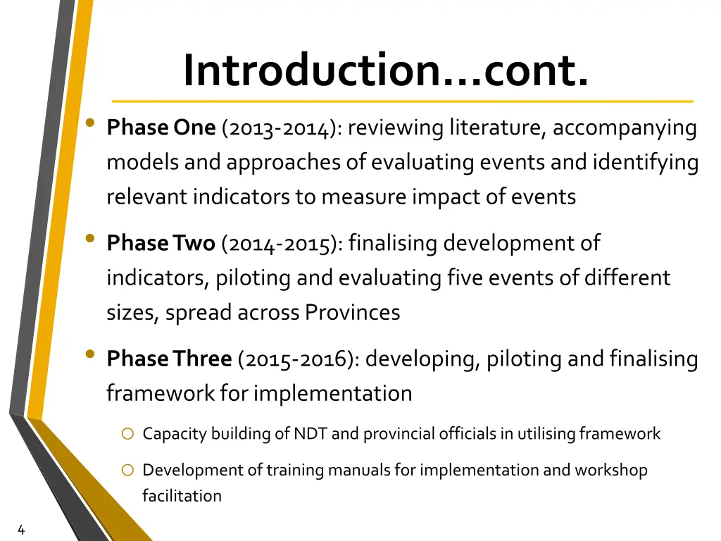 introduction cont phase one 2013 2014 reviewing