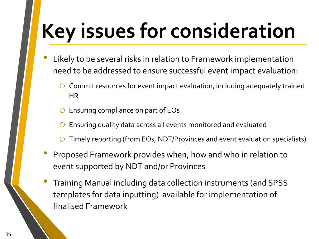key issues for consideration 2