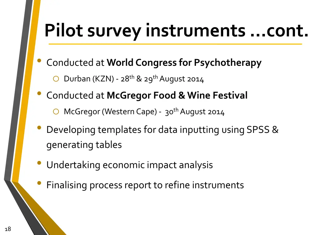pilot survey instruments cont 2