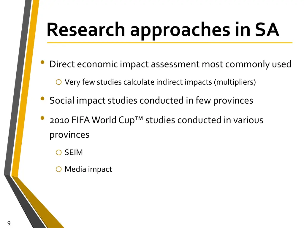 research approaches in sa