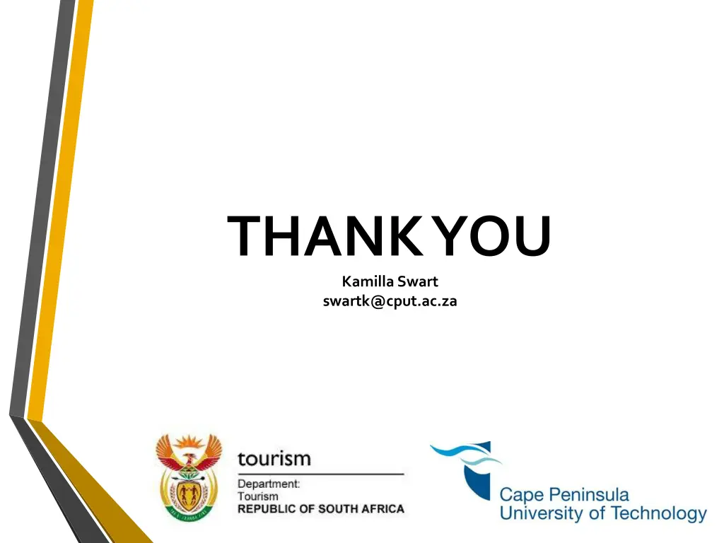 thank you kamilla swart swartk@cput ac za