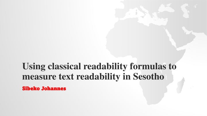 using classical readability formulas to measure