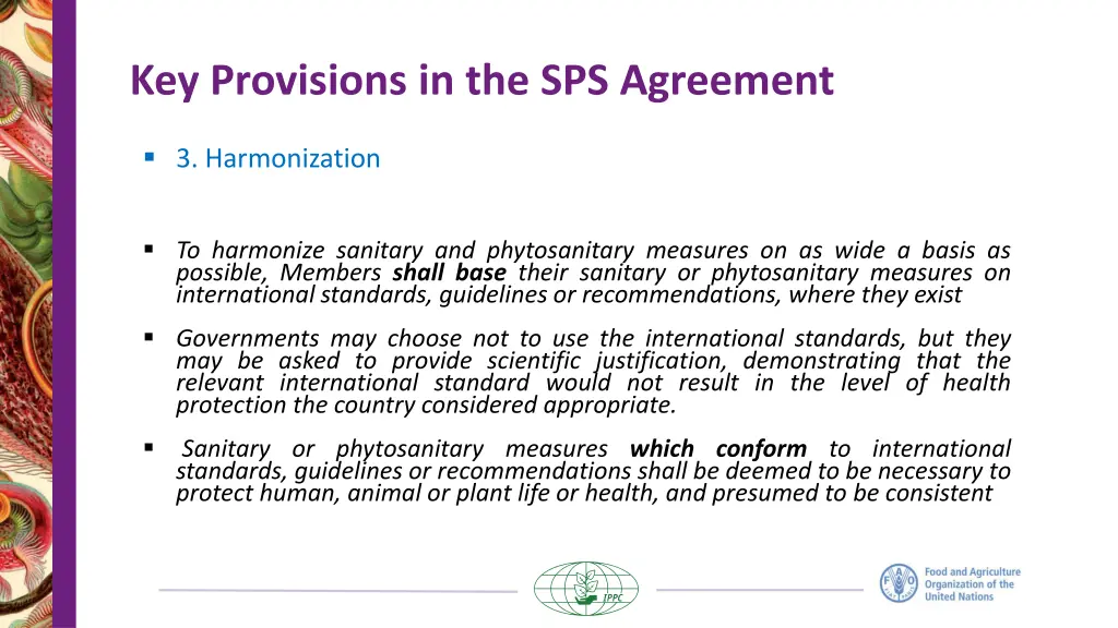 key provisions in the sps agreement 2