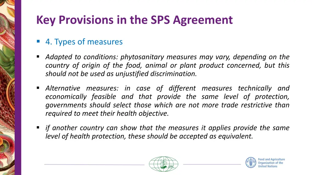 key provisions in the sps agreement 3