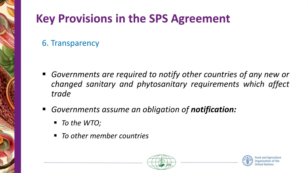 key provisions in the sps agreement 5