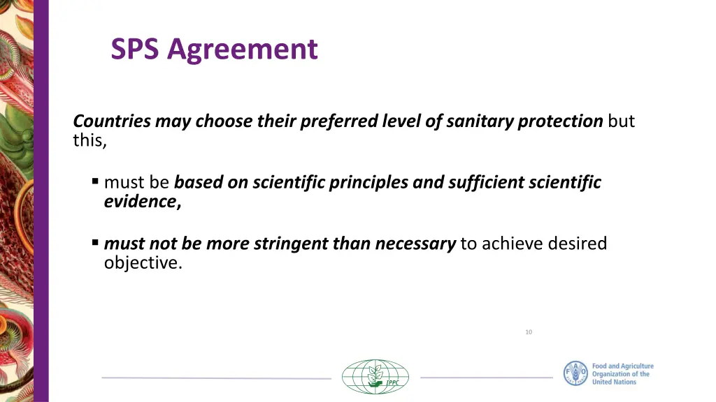 sps agreement