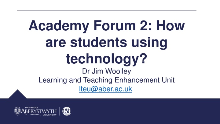 academy forum 2 how are students using technology