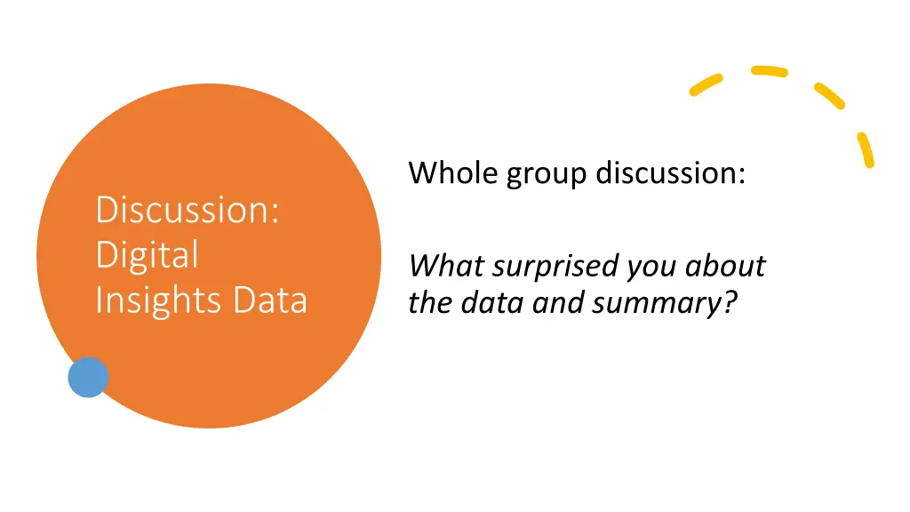 whole group discussion