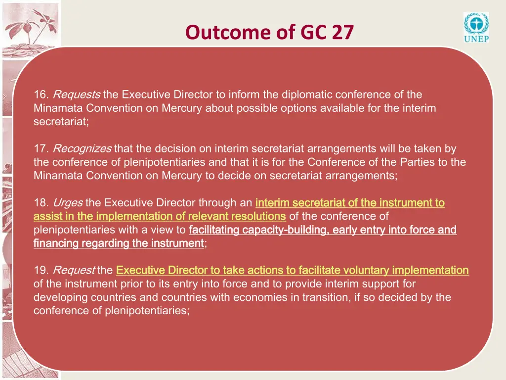 outcome of gc 27 1