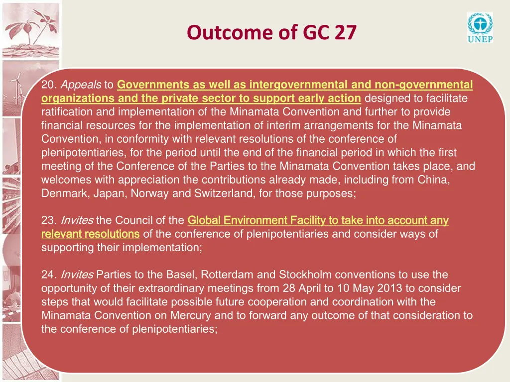 outcome of gc 27 2