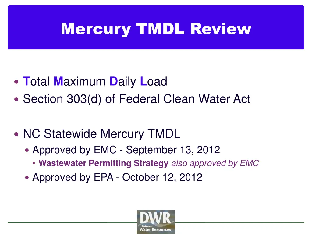 mercury tmdl review 1