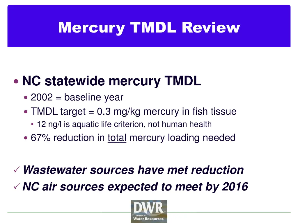 mercury tmdl review 2