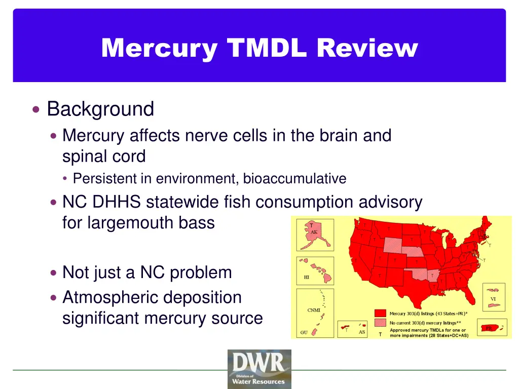 mercury tmdl review