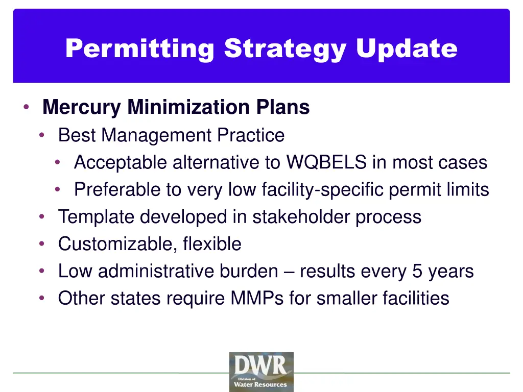 permitting strategy update 2