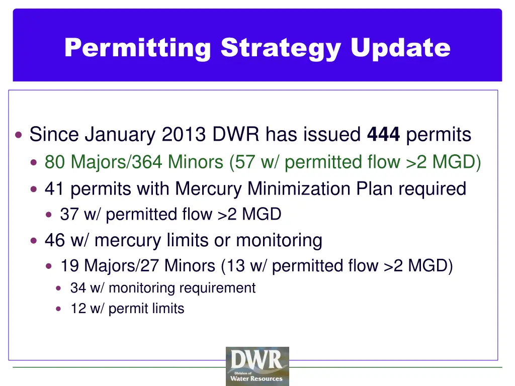 permitting strategy update 4