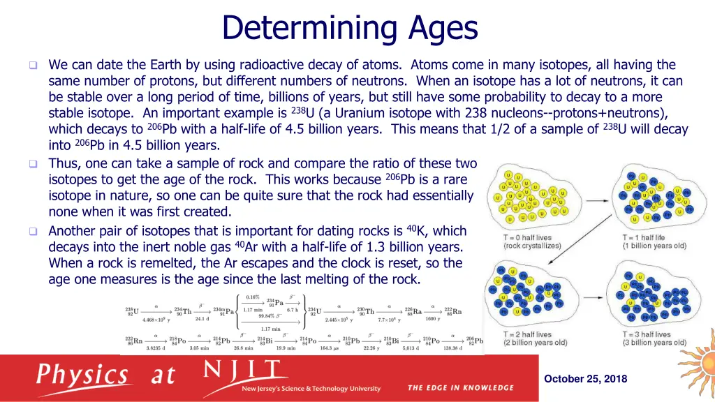 determining ages