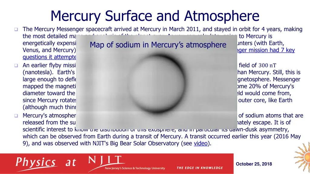 mercury surface and atmosphere the mercury