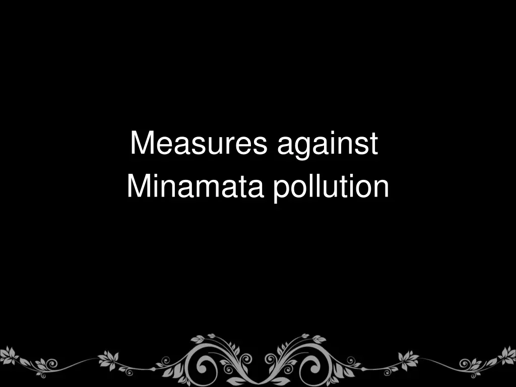 measures against minamata pollution