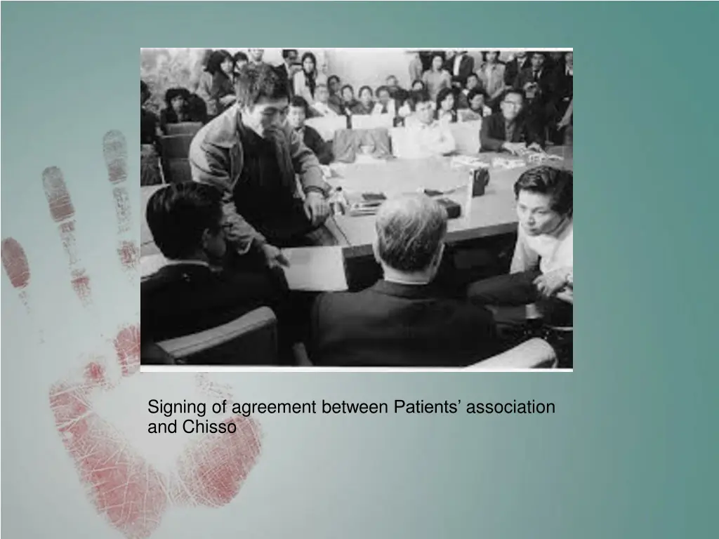 signing of agreement between patients association