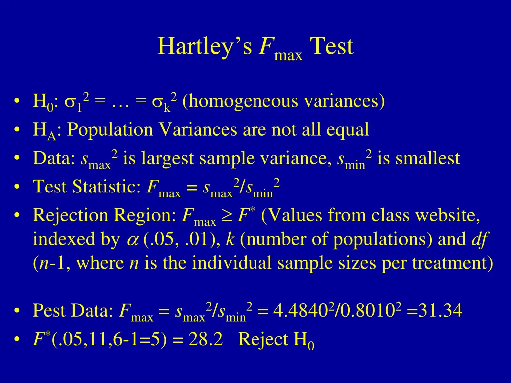 hartley s f max test