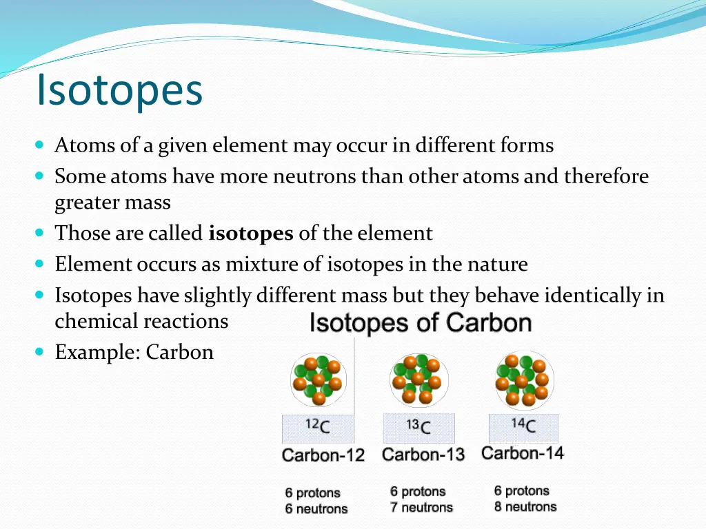 isotopes