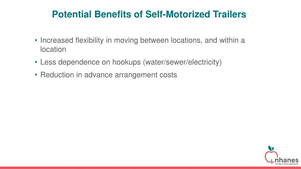 potential benefits of self motorized trailers