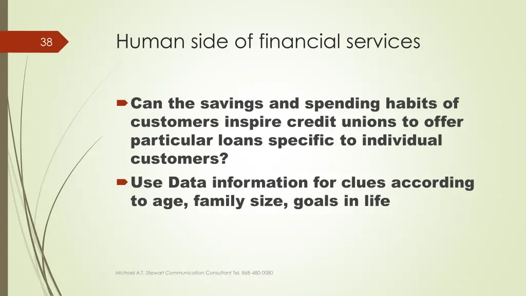 human side of financial services