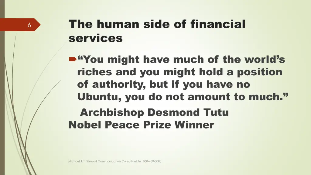 the human side of financial services