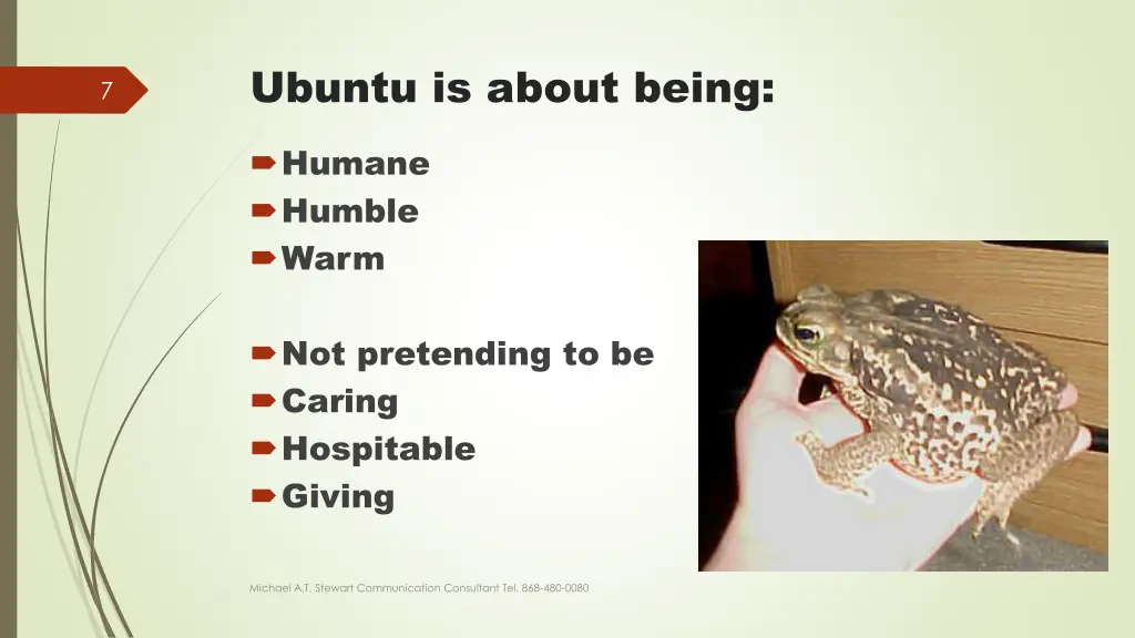 ubuntu is about being