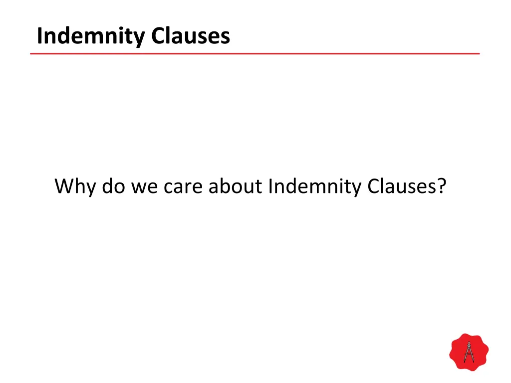 indemnity clauses 1