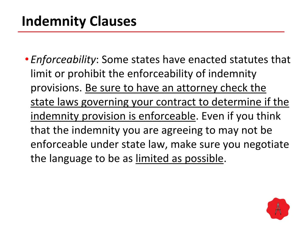 indemnity clauses 4