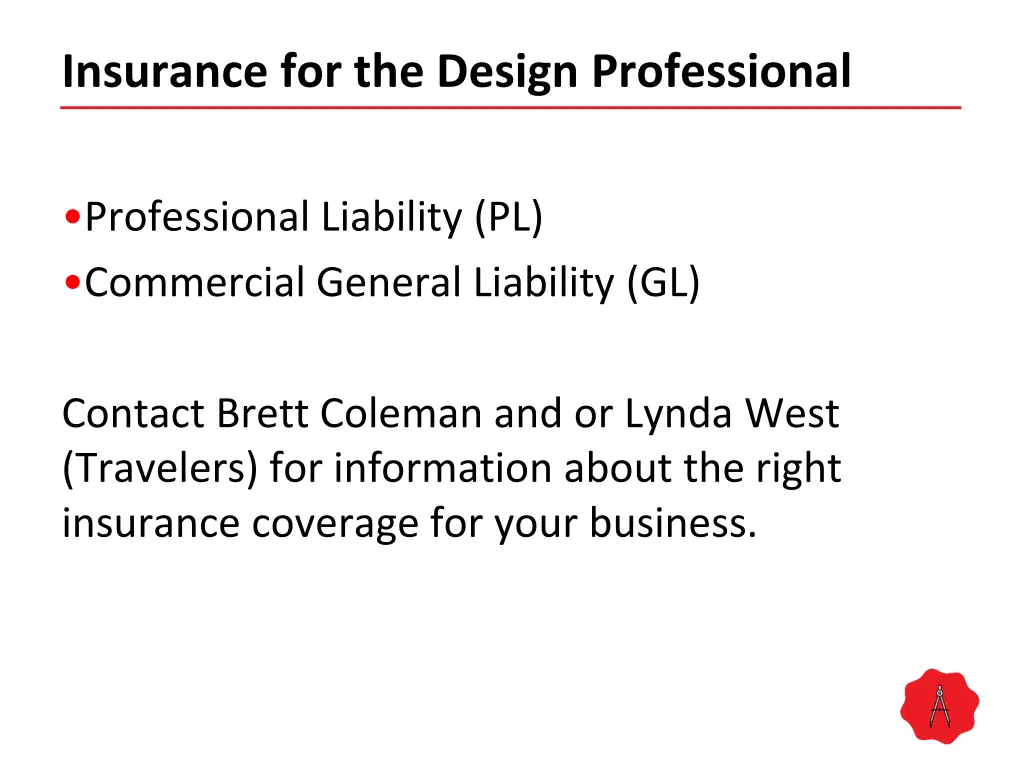 insurance for the design professional