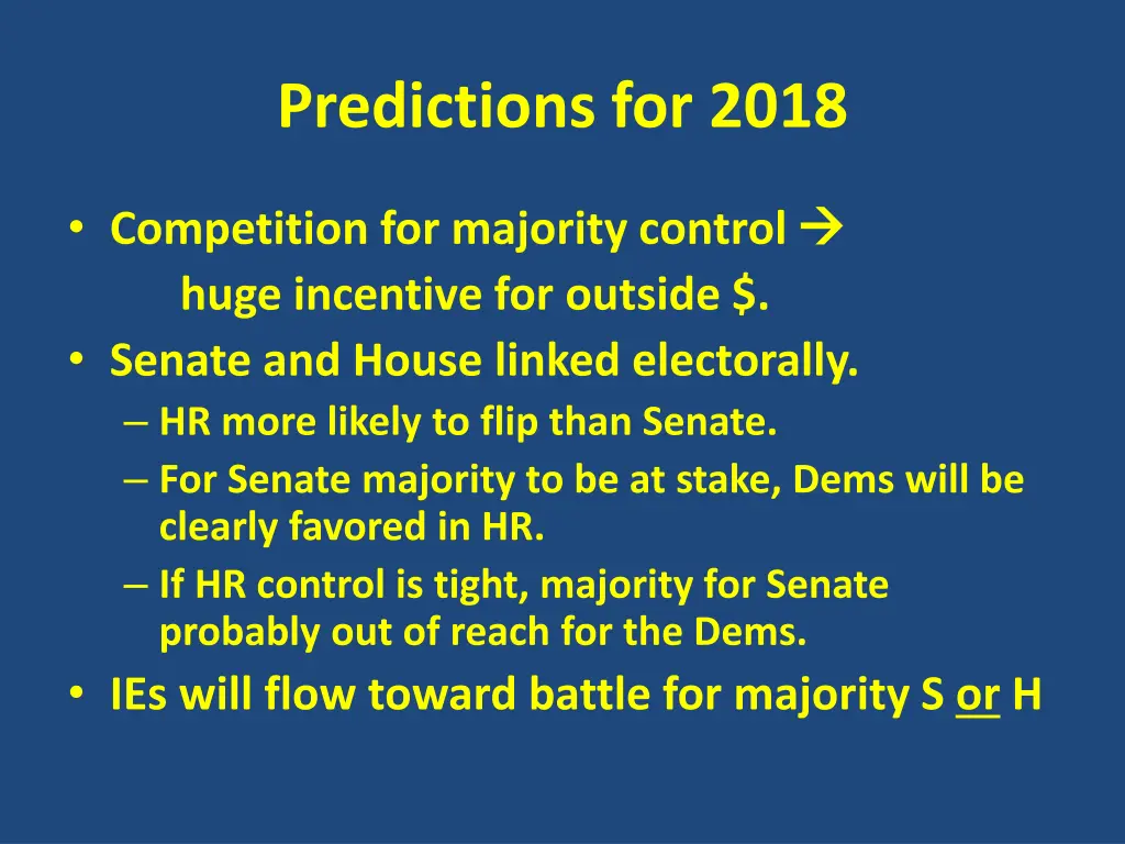 predictions for 2018