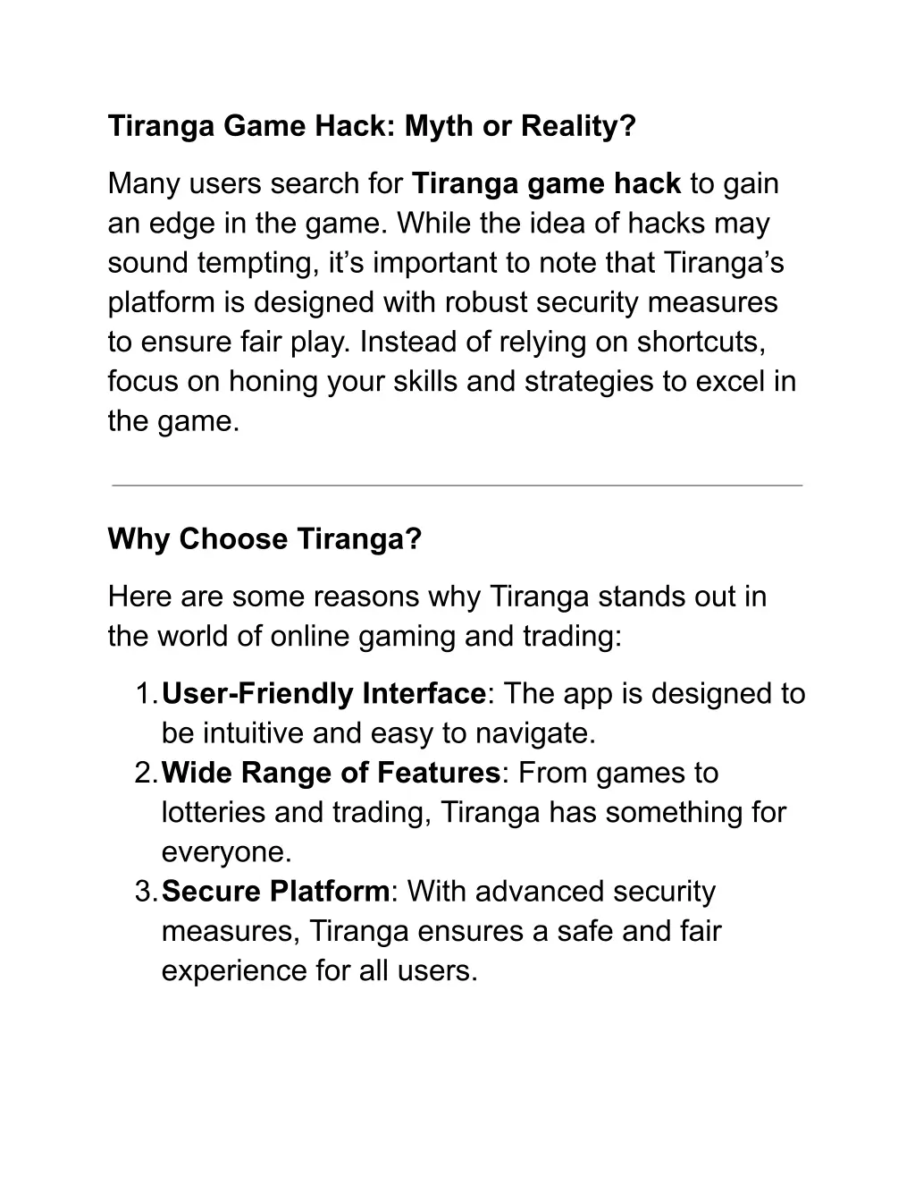 tiranga game hack myth or reality