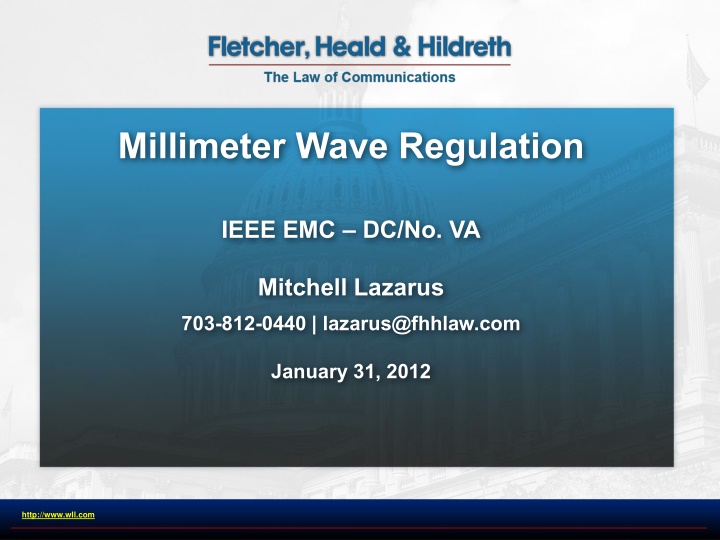 millimeter wave regulation